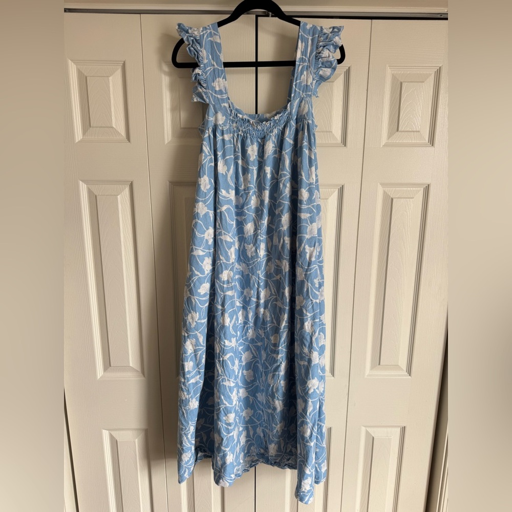 a new day Light Blue & White Floral Maxi Dress - Picture 5 of 9